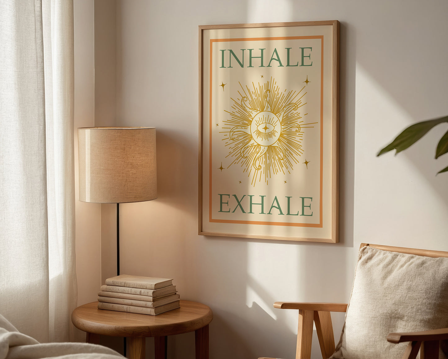 Inhale Exhale Wall Art Print