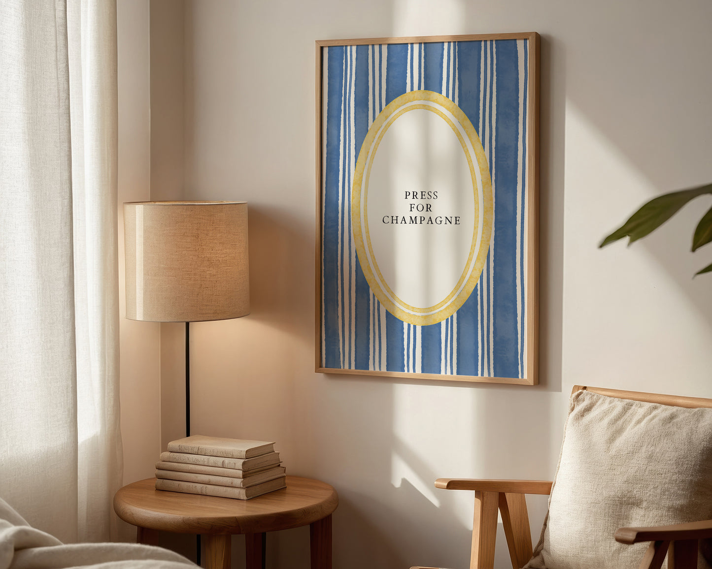 Press For Champagne Print