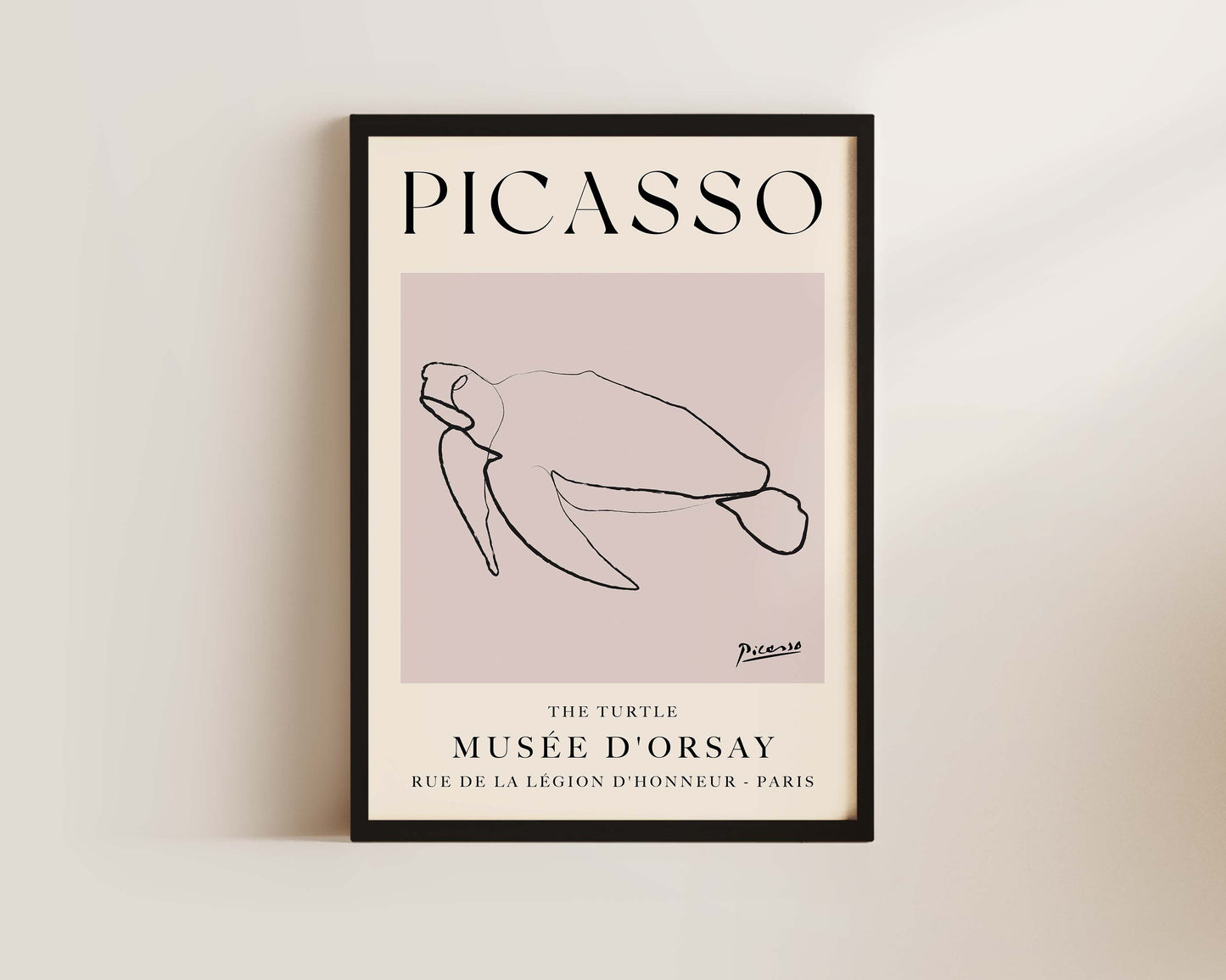 Picasso The Turtle Art Wall Art Print