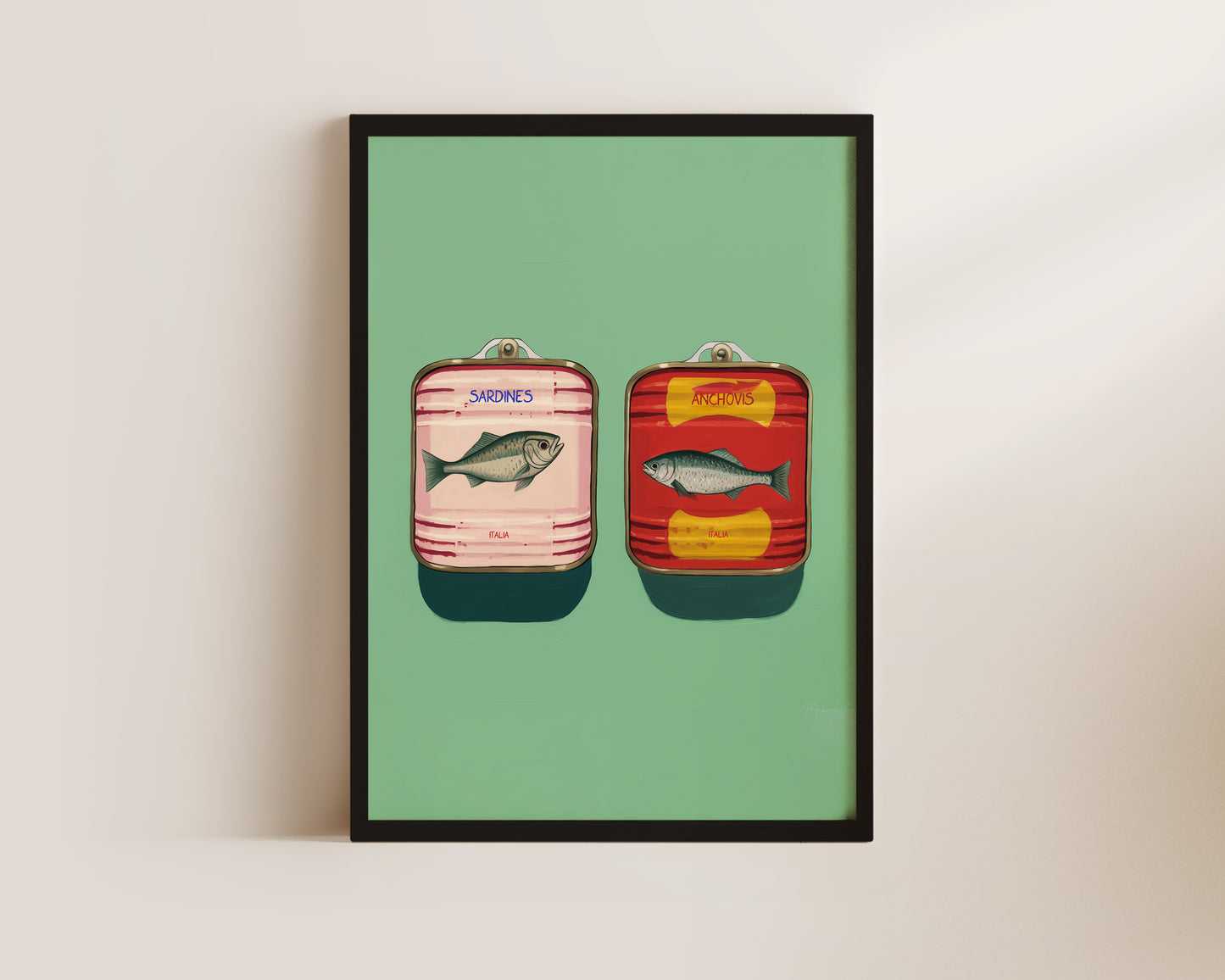 Sardines & Anchovies Art Wall Art Print