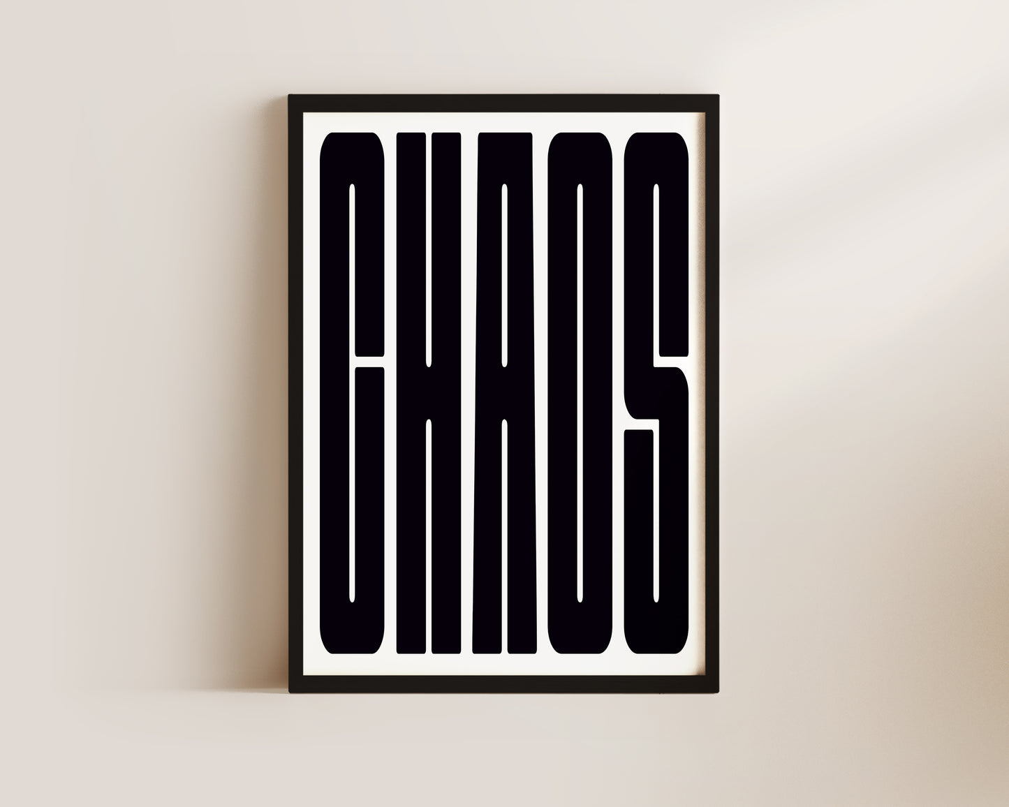 Chaos Art Wall Art Print