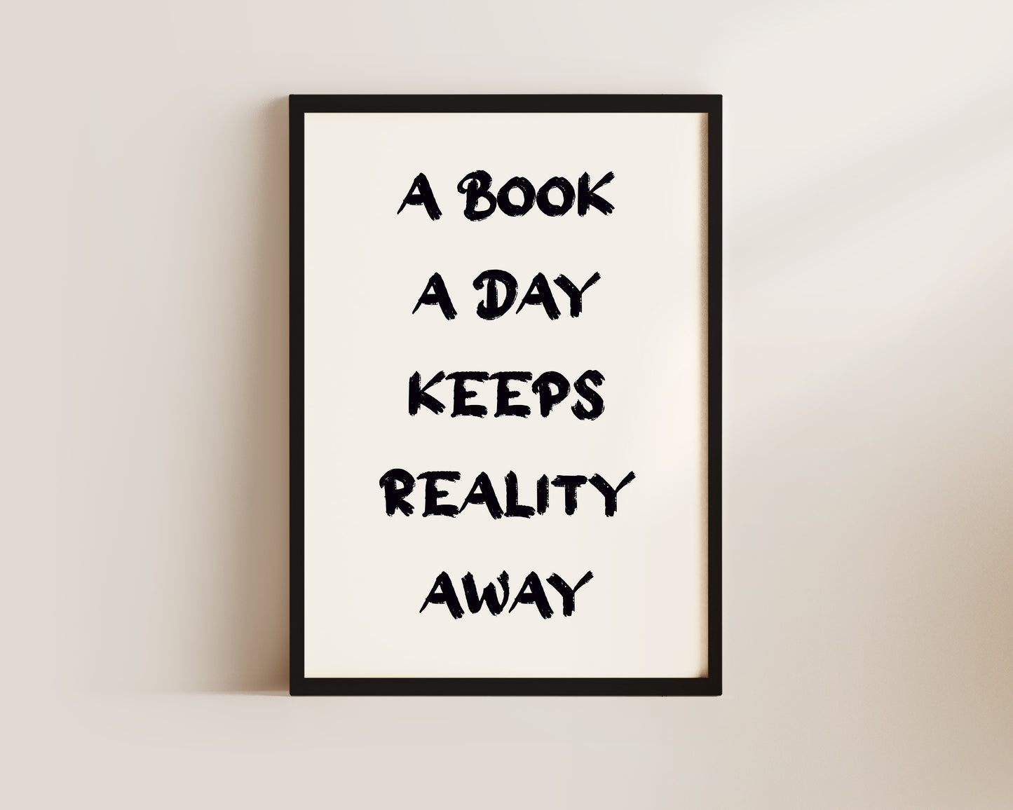 A Book A Day Wall Art Print