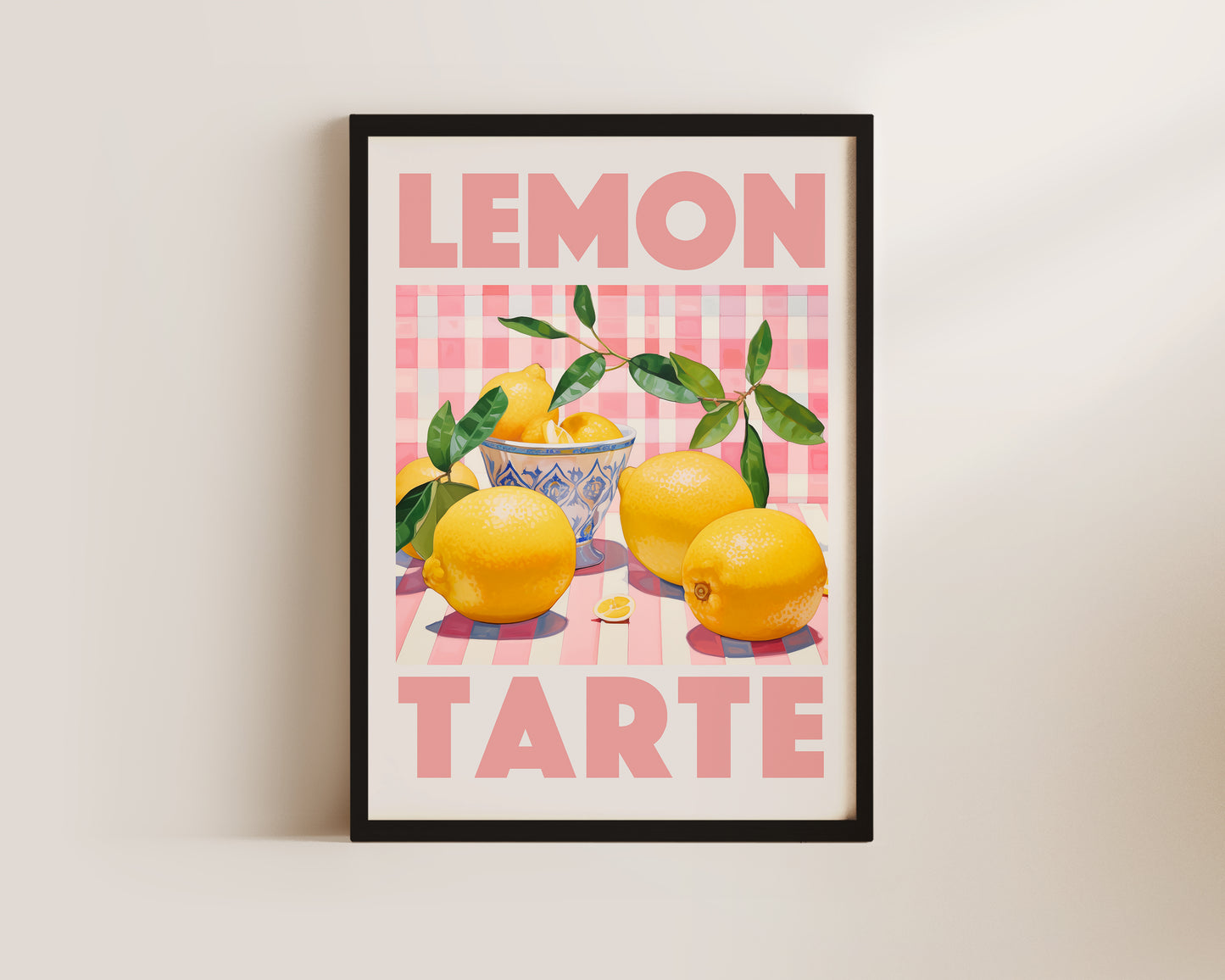 Lemon Tarte Art Wall Art Print