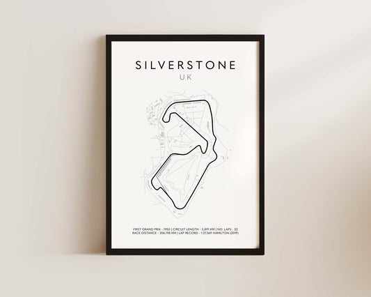 F1 Silverstone Track Print