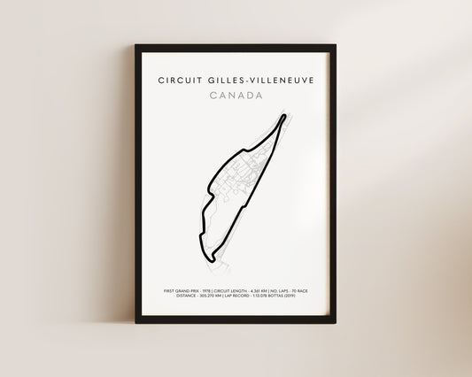 F1 Canadian Grand Prix Art Wall Art Print