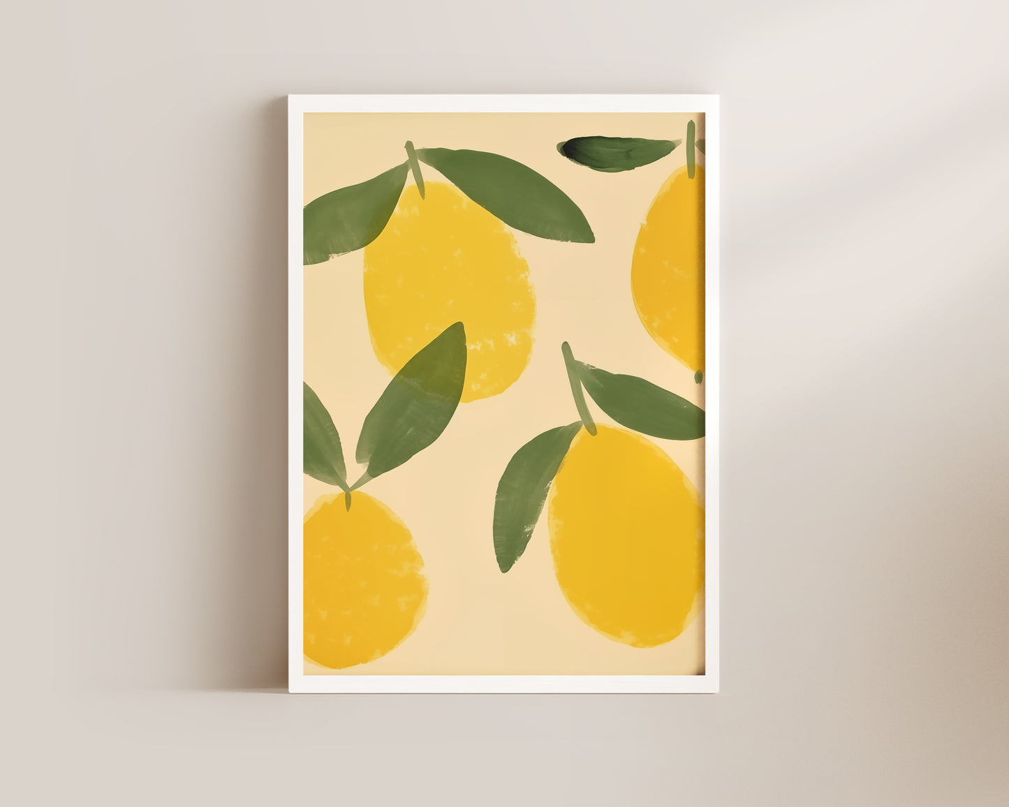 Lemons Art Wall Art Print