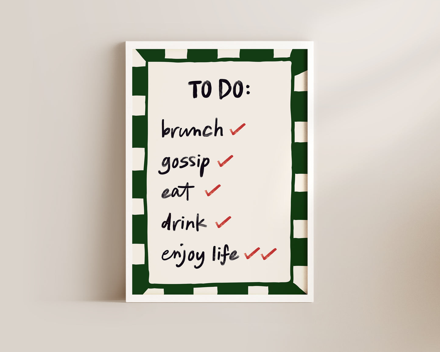 To Do List Wall Art Print