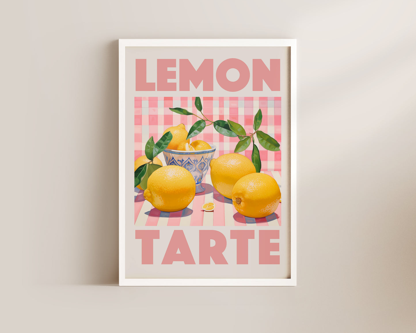 Lemon Tarte Art Wall Art Print