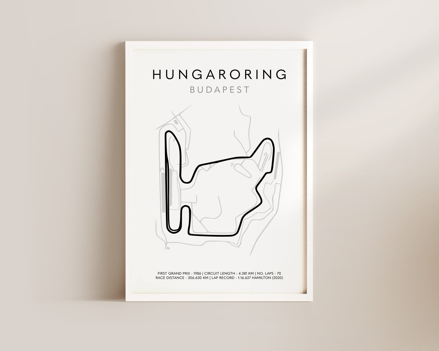 F1 Hungarian Grand Prix Art Wall Art Print