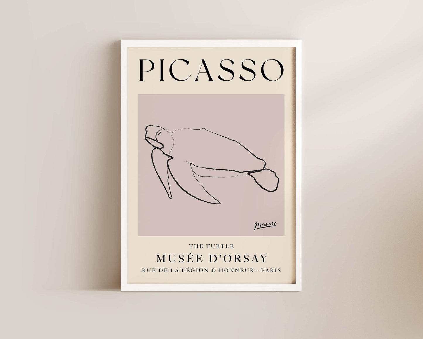 Picasso The Turtle Art Wall Art Print