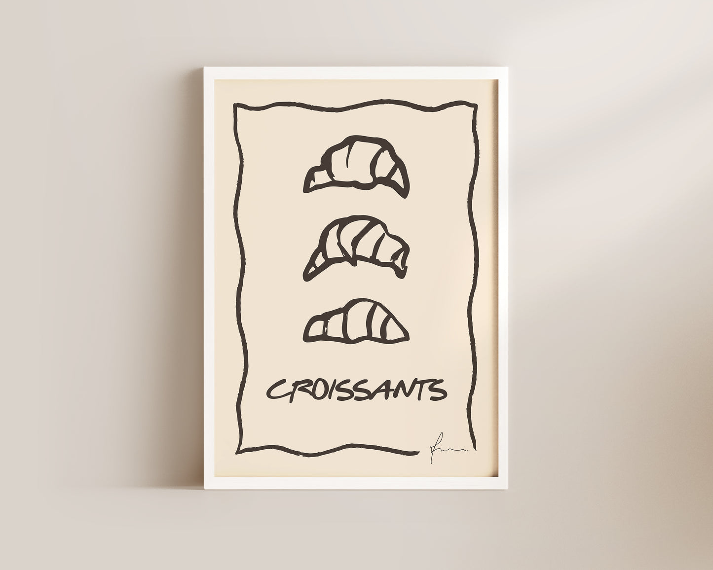Croissants Wall Art Print