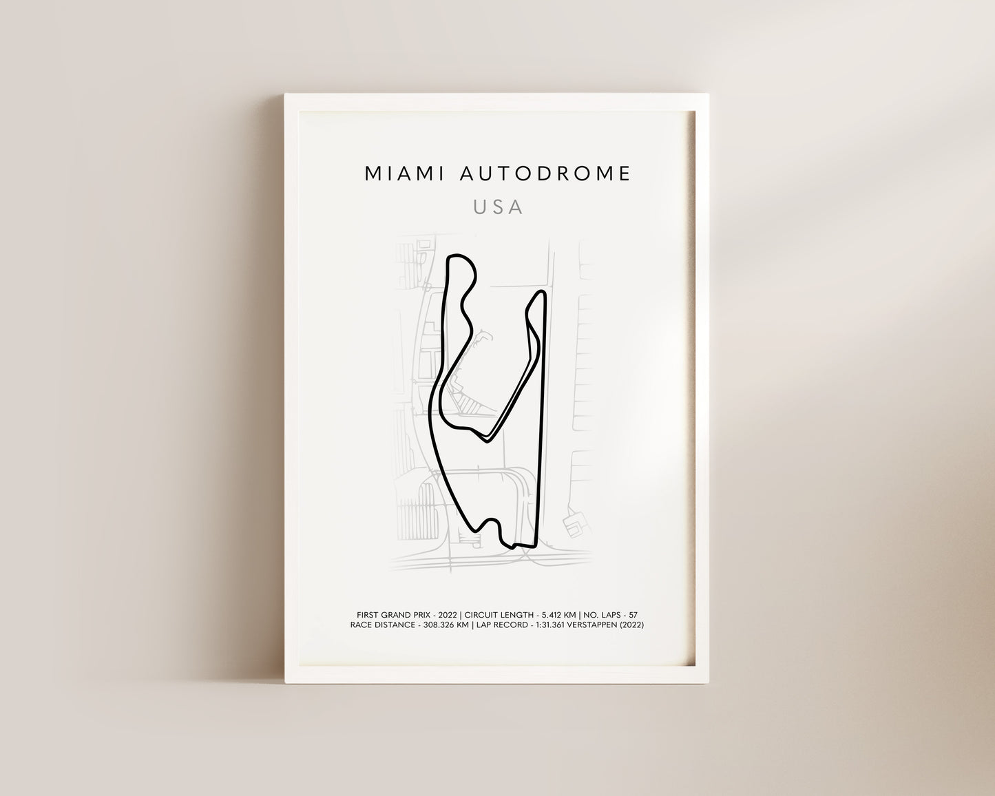 F1 Miami Grand Prix Art Wall Art Print