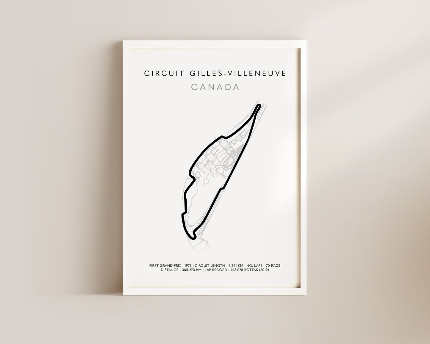 F1 Canadian Grand Prix Art Wall Art Print