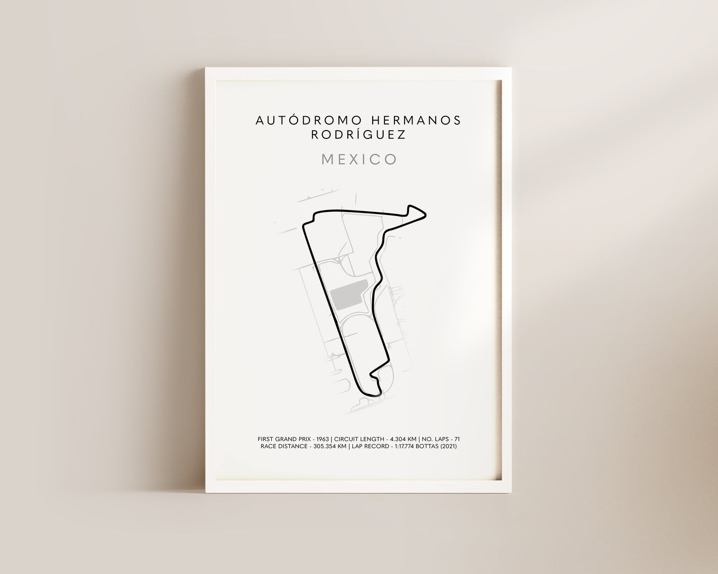 F1 Mexican Grand Prix Art Wall Art Print