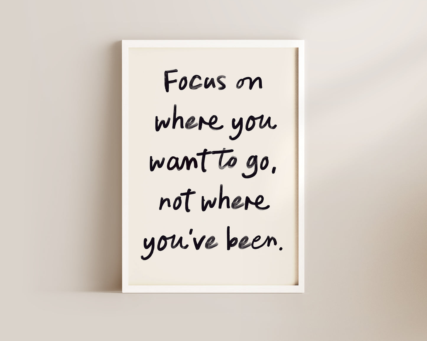 Focus Quote Wall Art Print