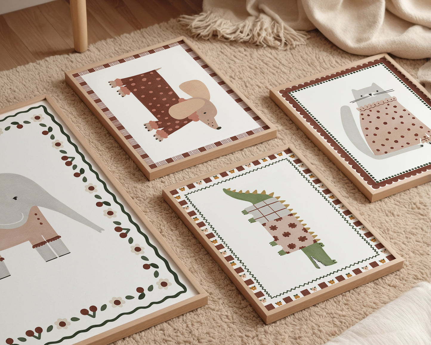 Dog Nursery Art Wall Art Print