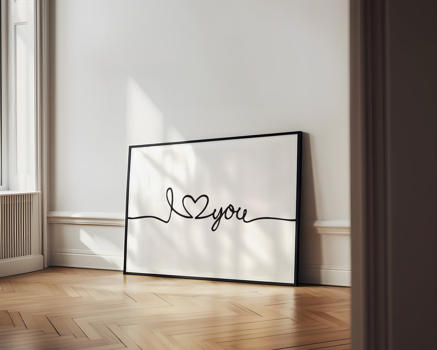 I Love You Art Wall Art Print