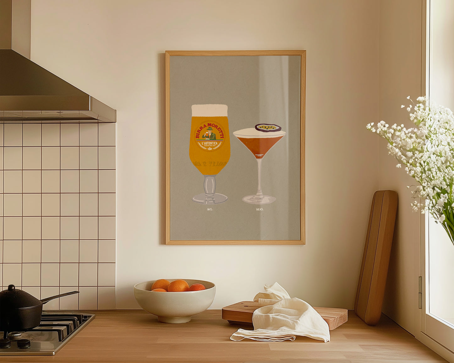 Moretti & Pornstar Martini Print