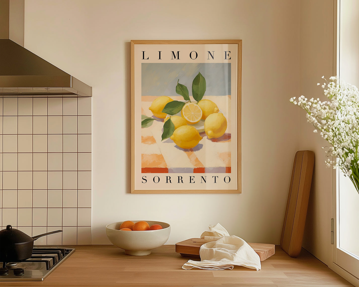 Limone Sorrento Art Wall Art Print