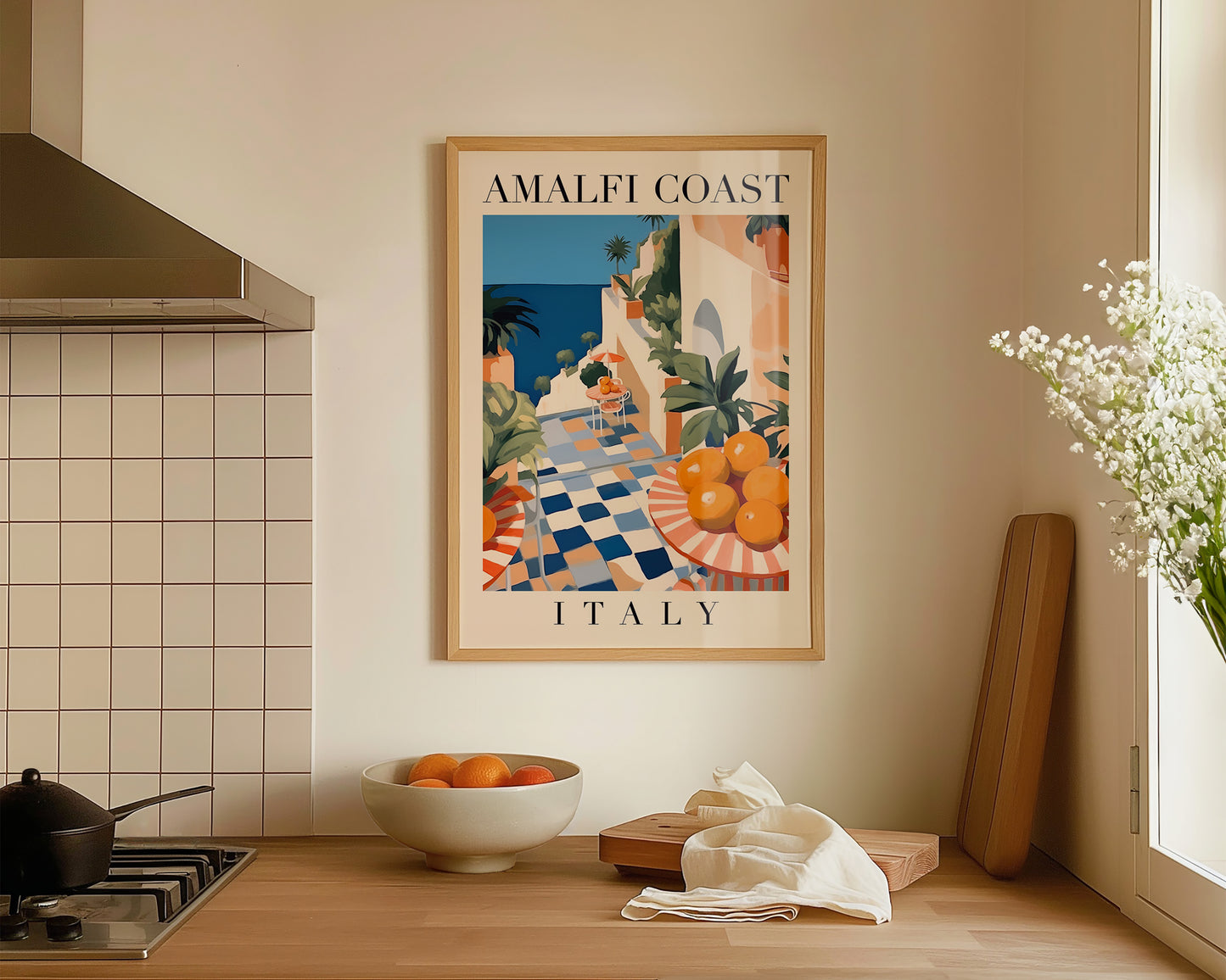 Amalfi Coast Art Wall Art Print