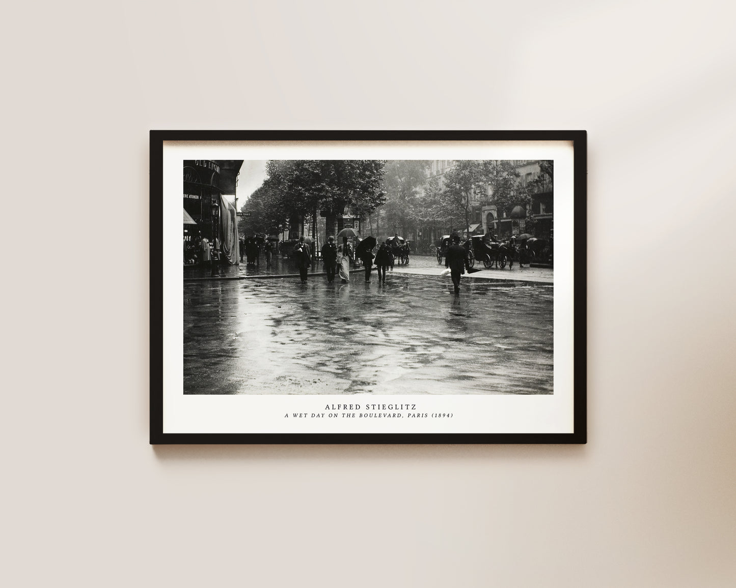 Alfred Stieglitz - A Wet Day In Paris