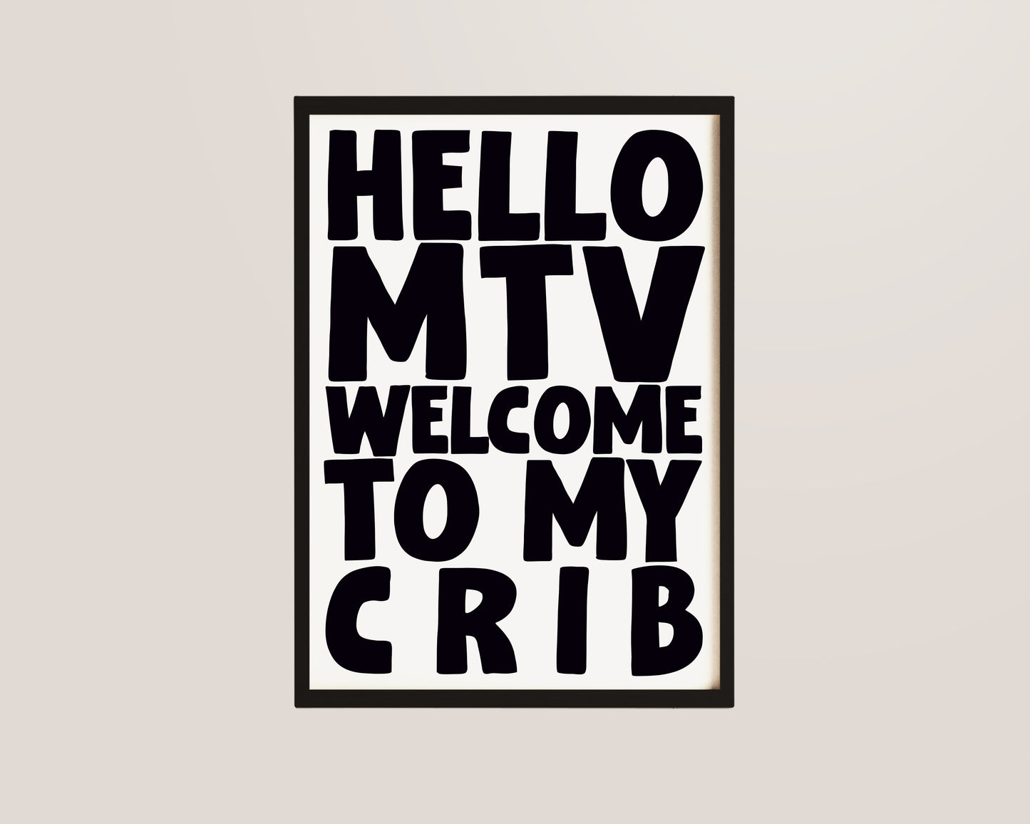 Hello MTV Print