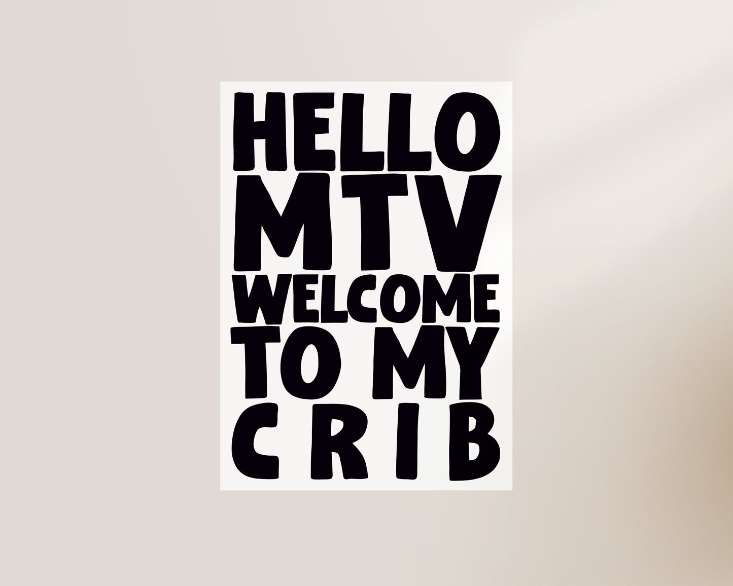Hello MTV Print