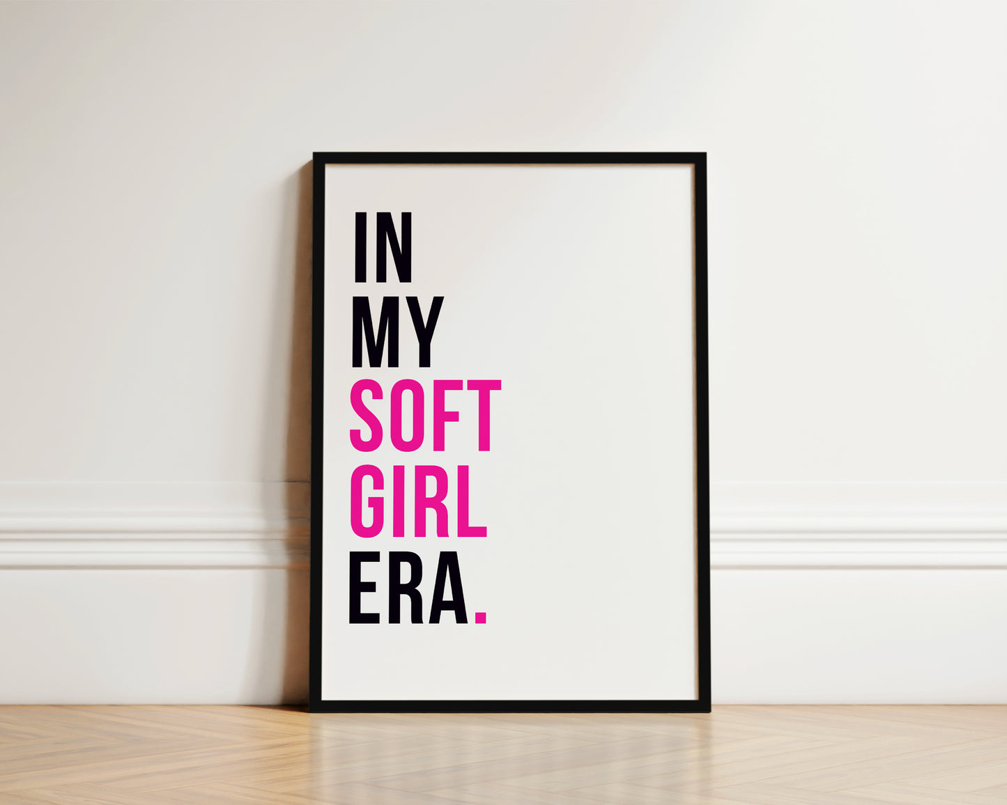 In My Soft Girl Era Art Wall Art Print