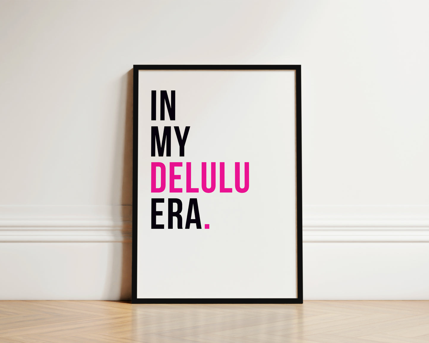 In My Delulu Era Art Wall Art Print