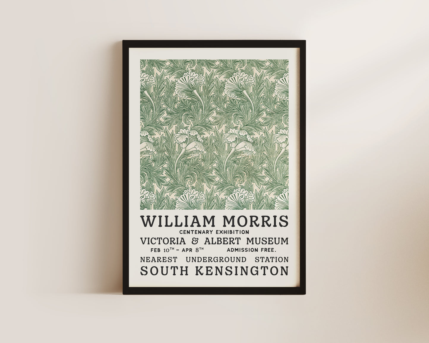 William Morris Green Tapestry Art Wall Art Print