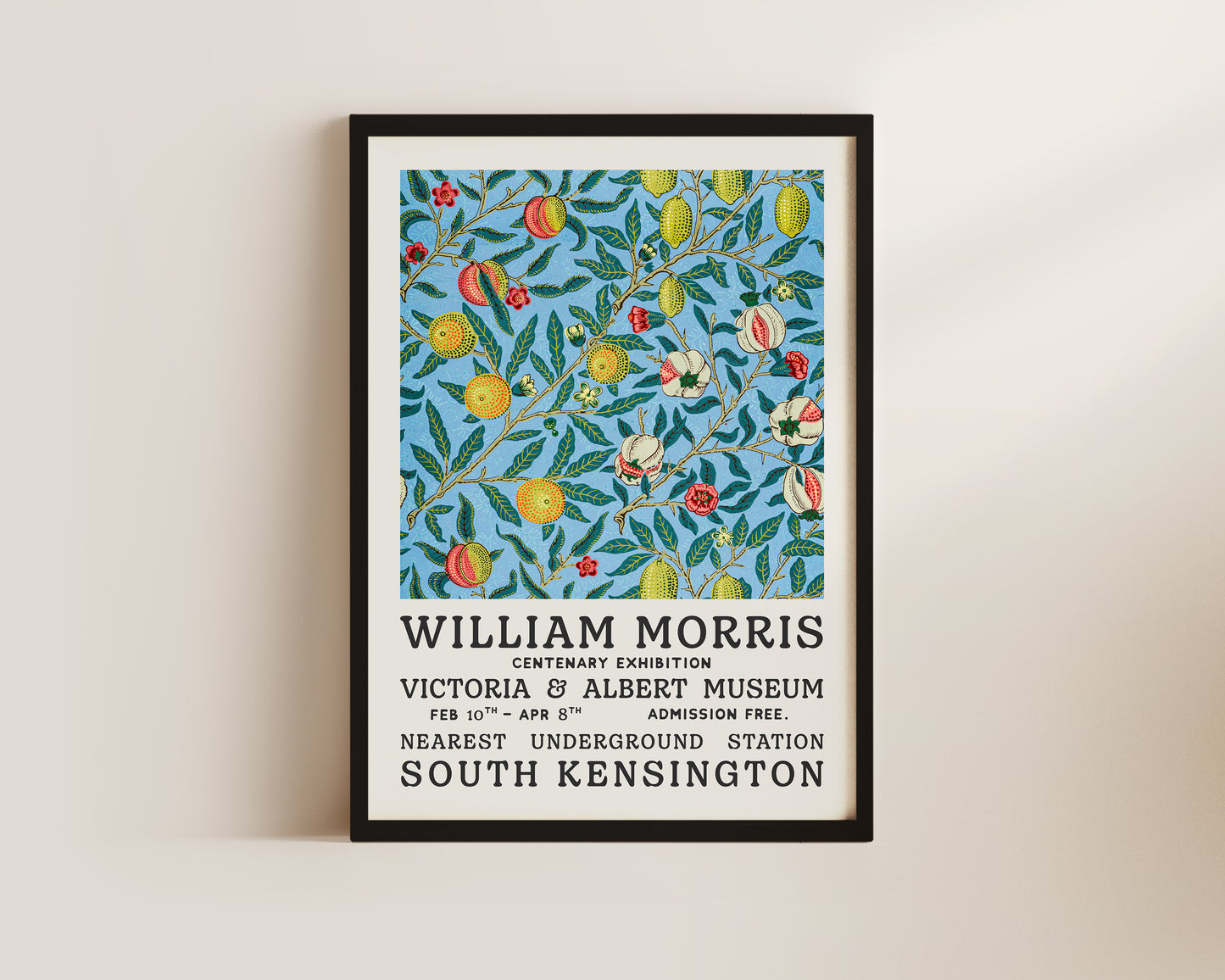 William Morris Four Fruits Art Wall Art Print