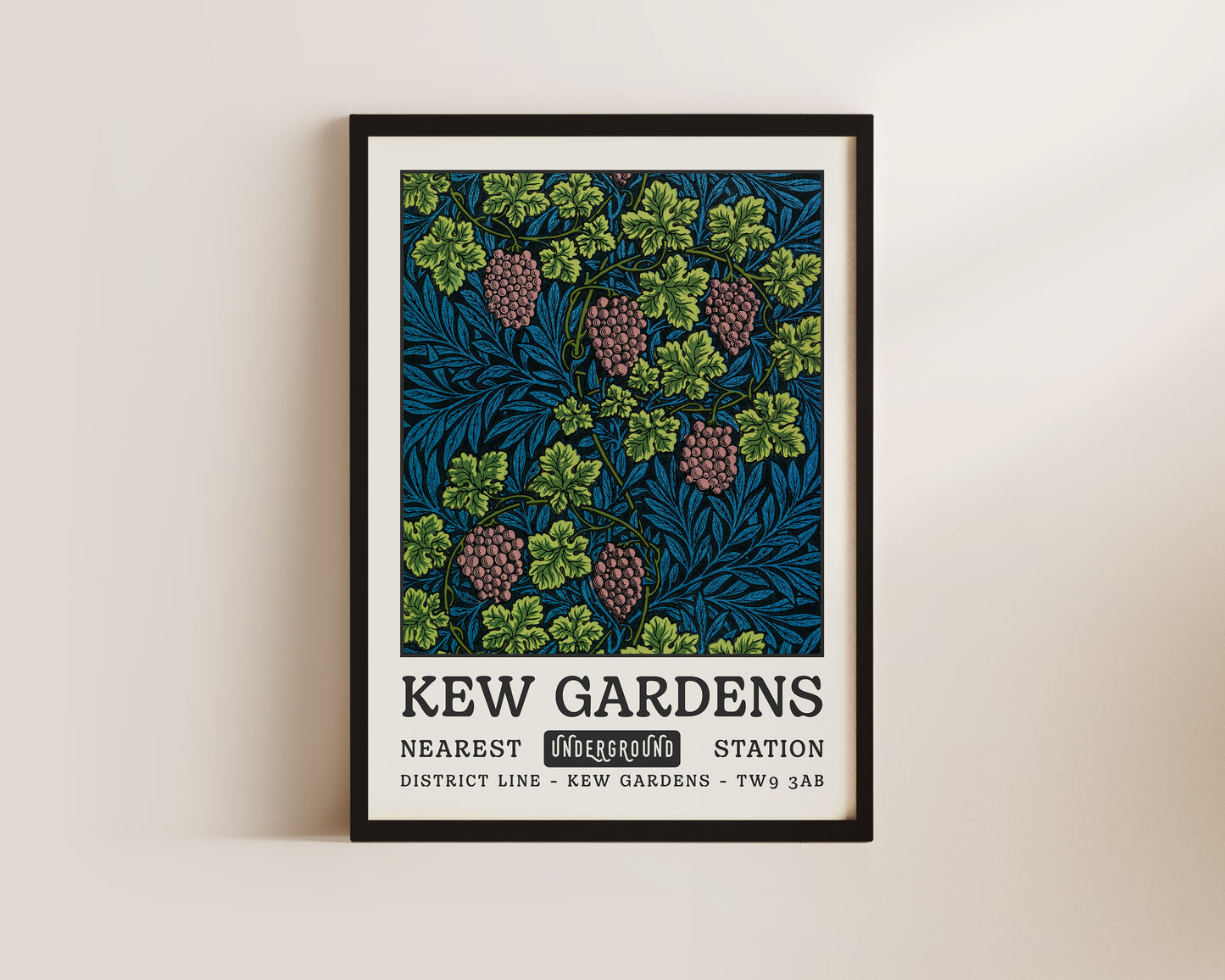 Kew Gardens Grape Vine Tapestry Art Wall Art Print