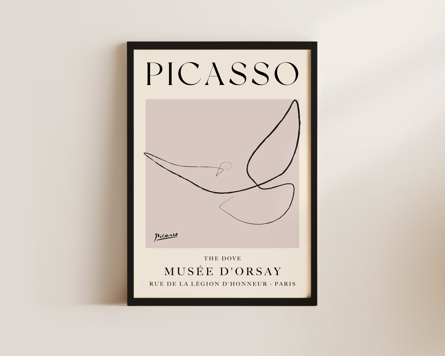 Picasso The Dove Art Wall Art Print