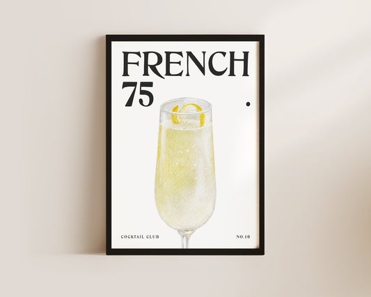 French 75 Wall Art Print
