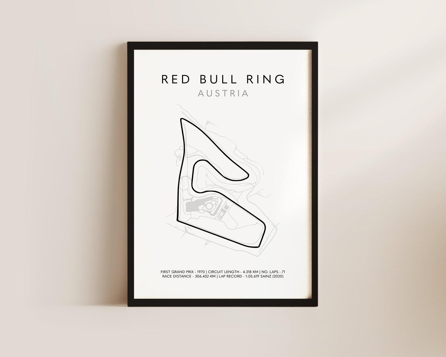 F1 Austrian Grand Prix Art Wall Art Print