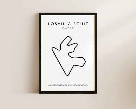 F1 Qatar Grand Prix Art Wall Art Print