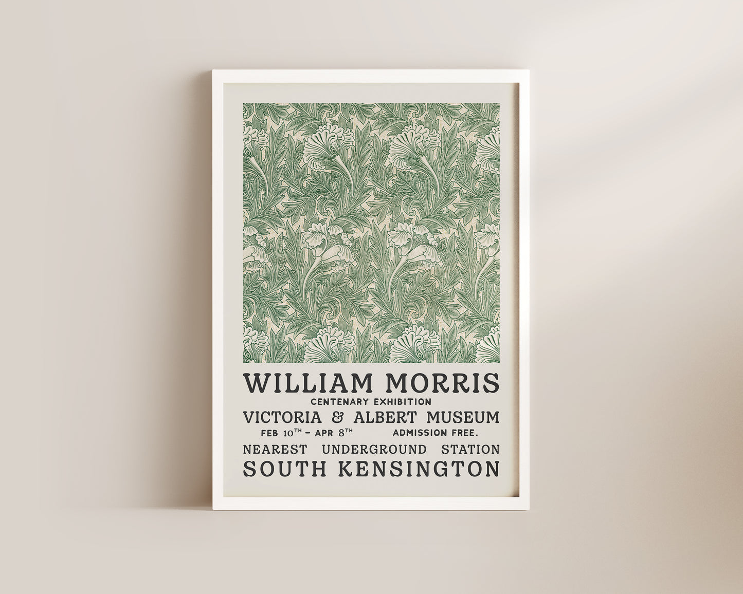 William Morris Green Tapestry Art Wall Art Print