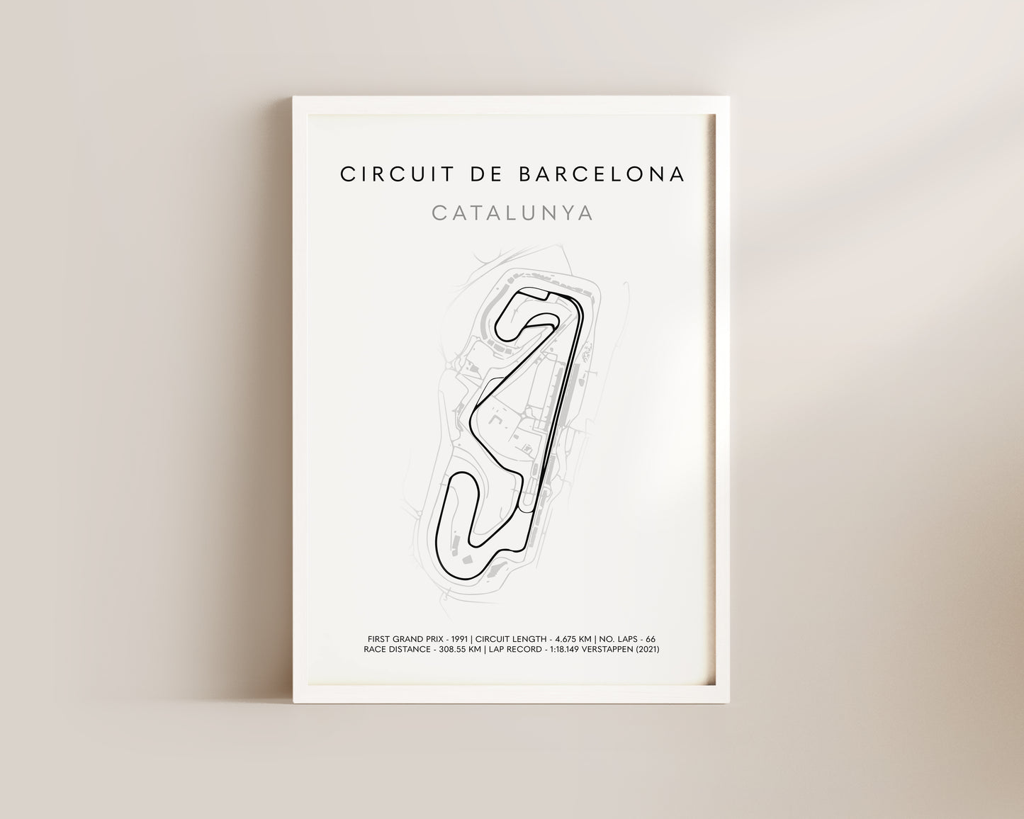 F1 Barcelona Grand Prix Art Wall Art Print