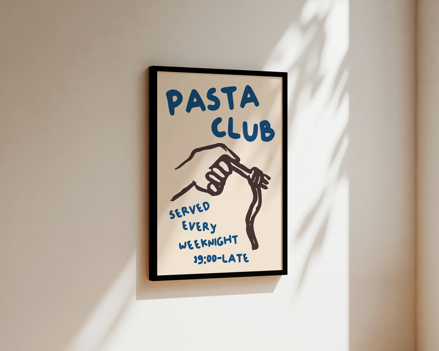 Pasta Club Blue Print