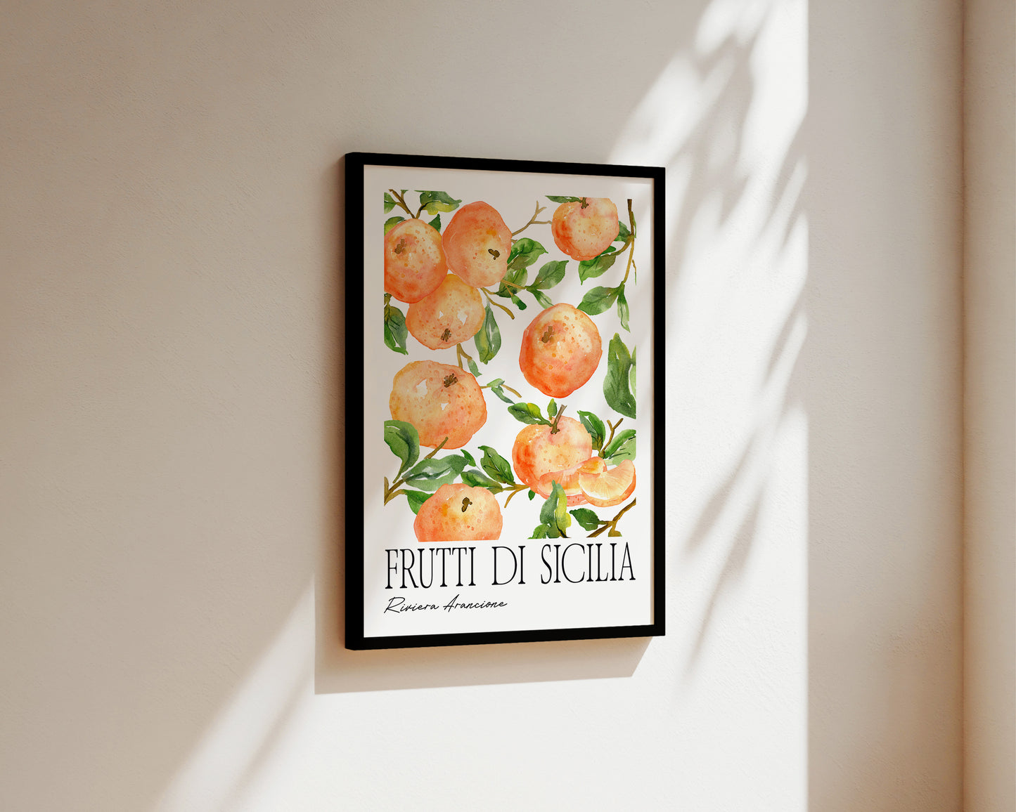 Frutti Di Sicillia Orange Art Wall Art Print