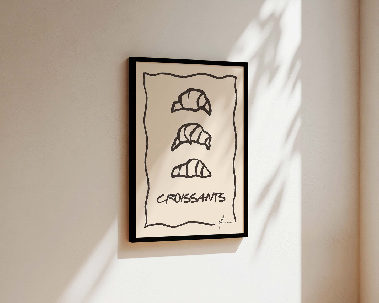 Croissants Wall Art Print