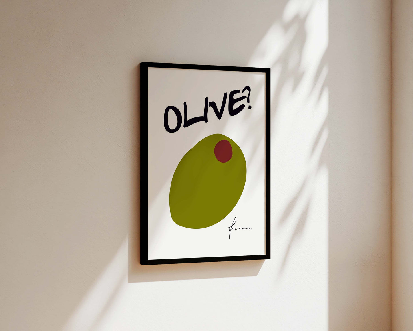 Olive Wall Art Print