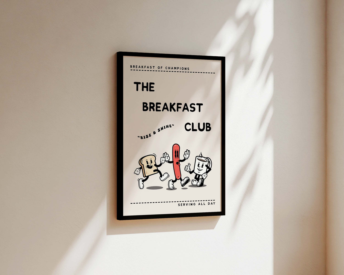 The Breakfast Club Wall Art Print