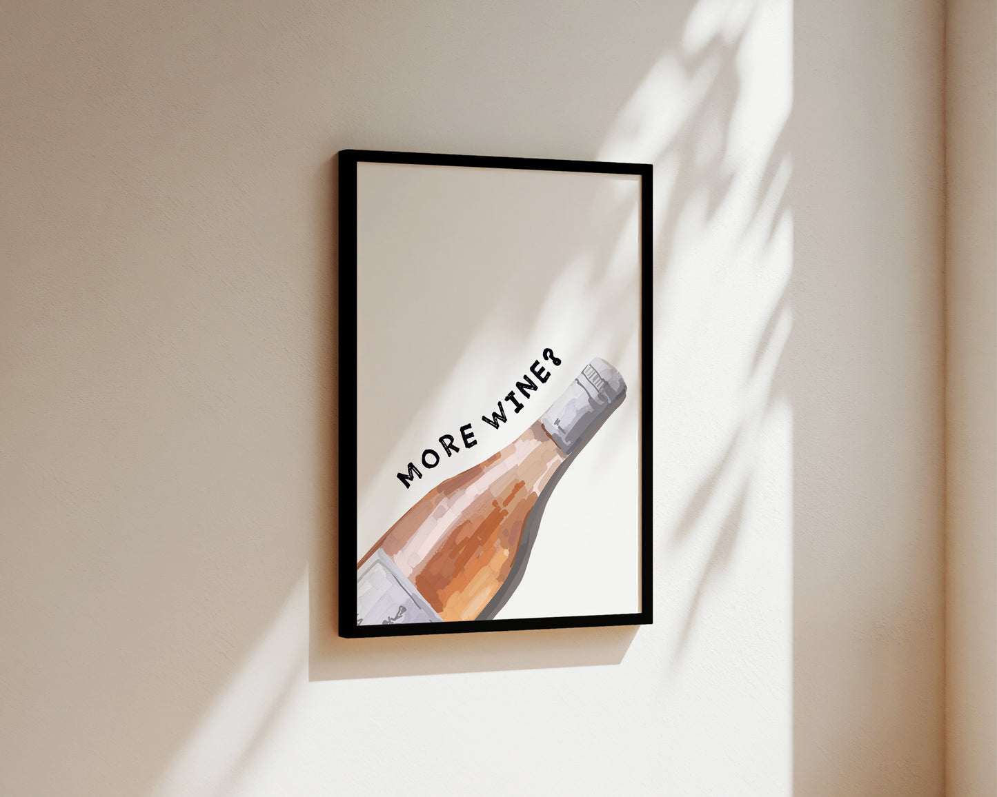 More Wine Wall Art Print