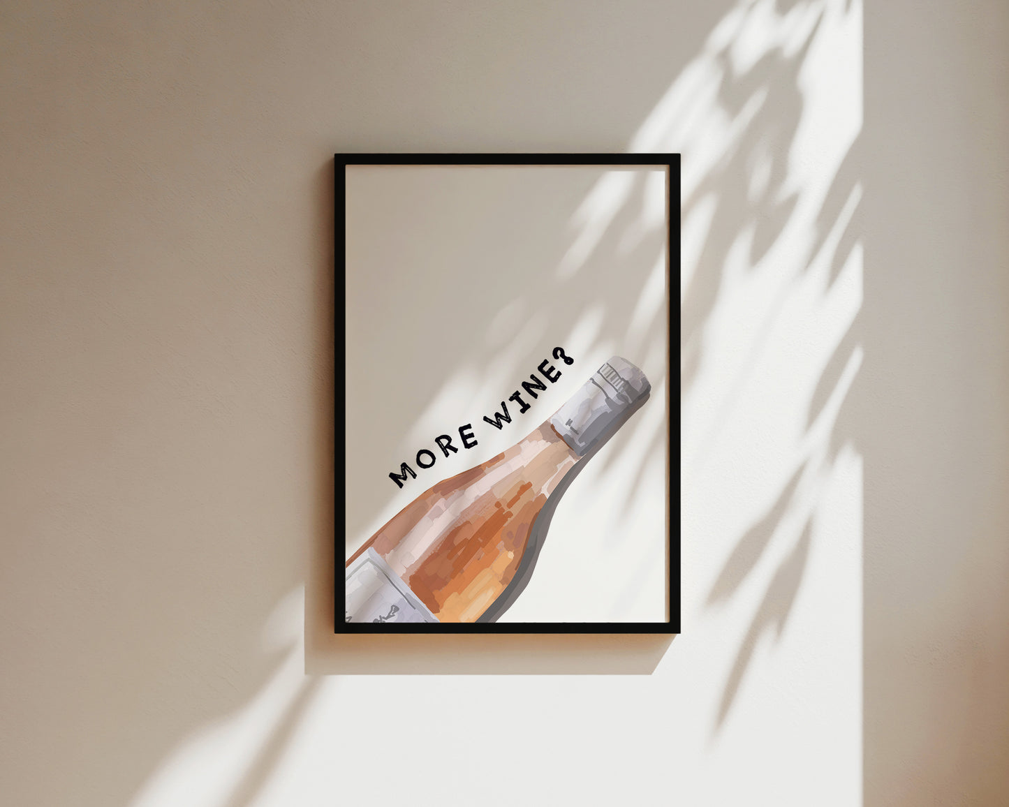More Wine Wall Art Print