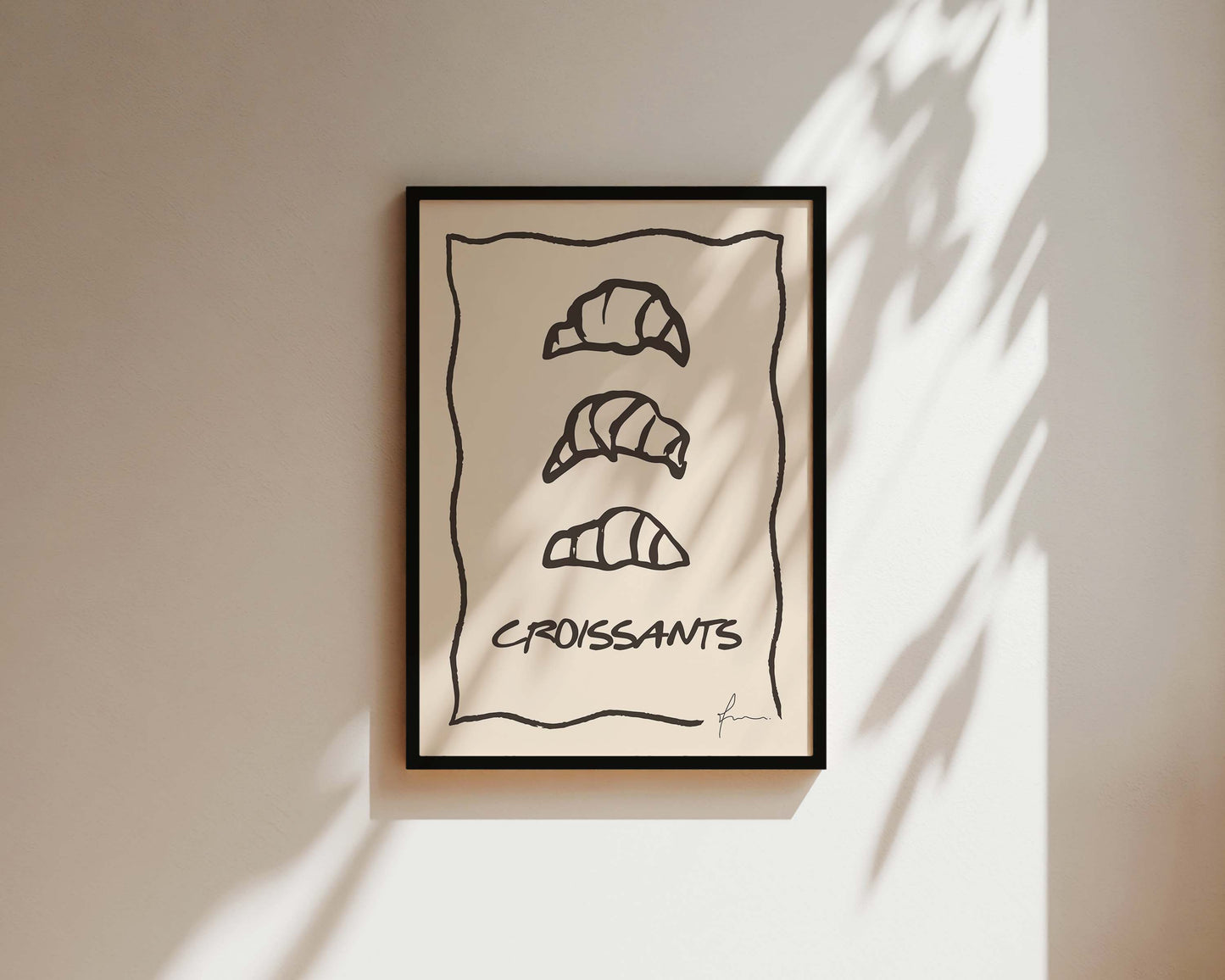 Croissants Wall Art Print