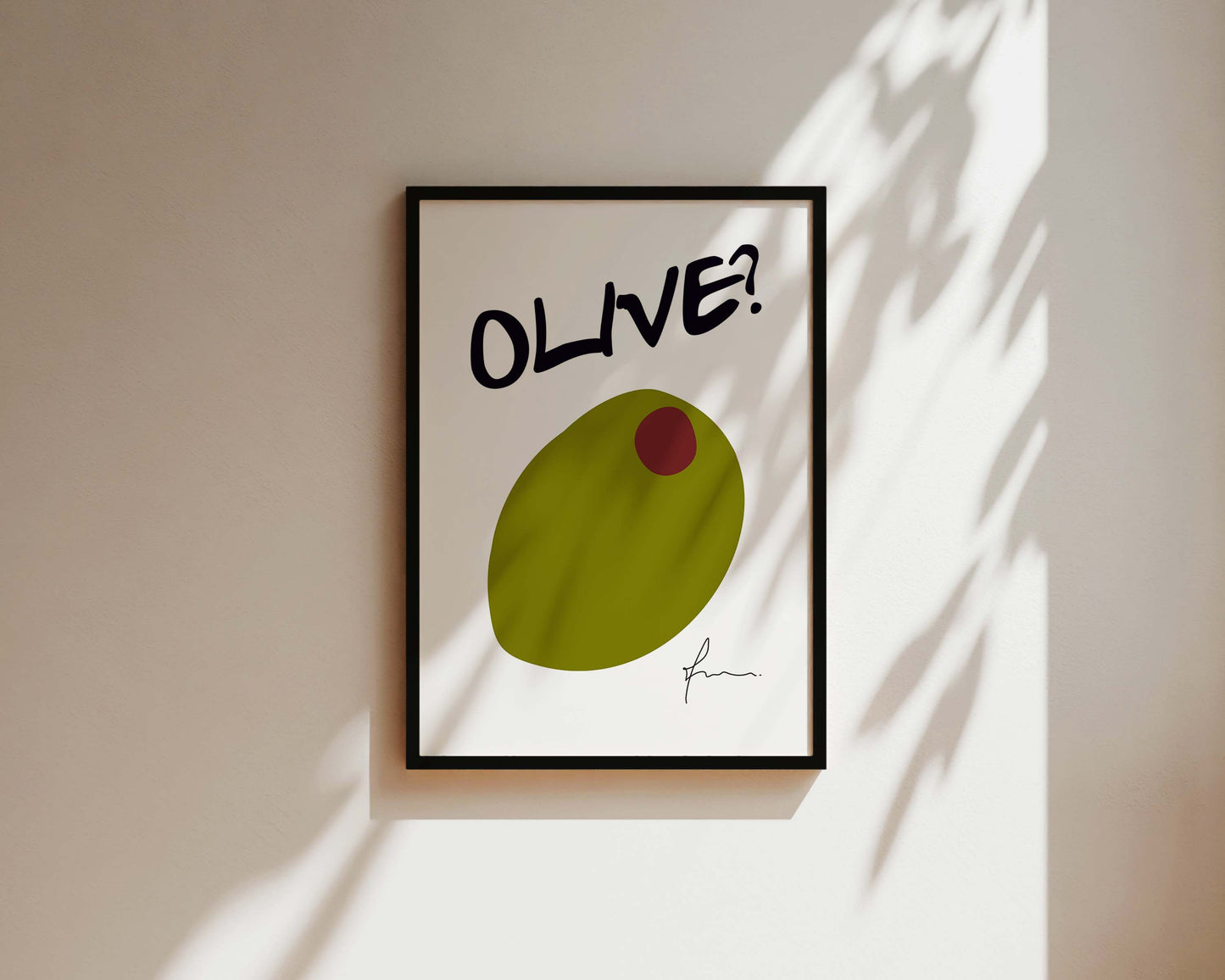 Olive Wall Art Print