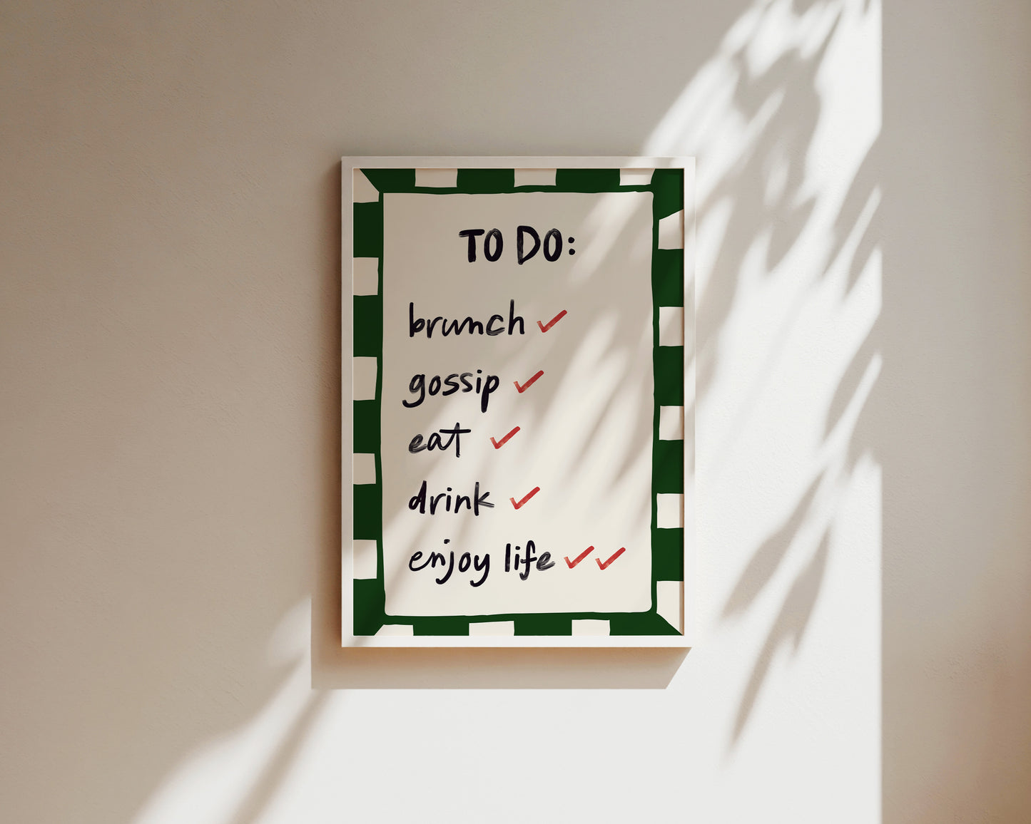 To Do List Wall Art Print