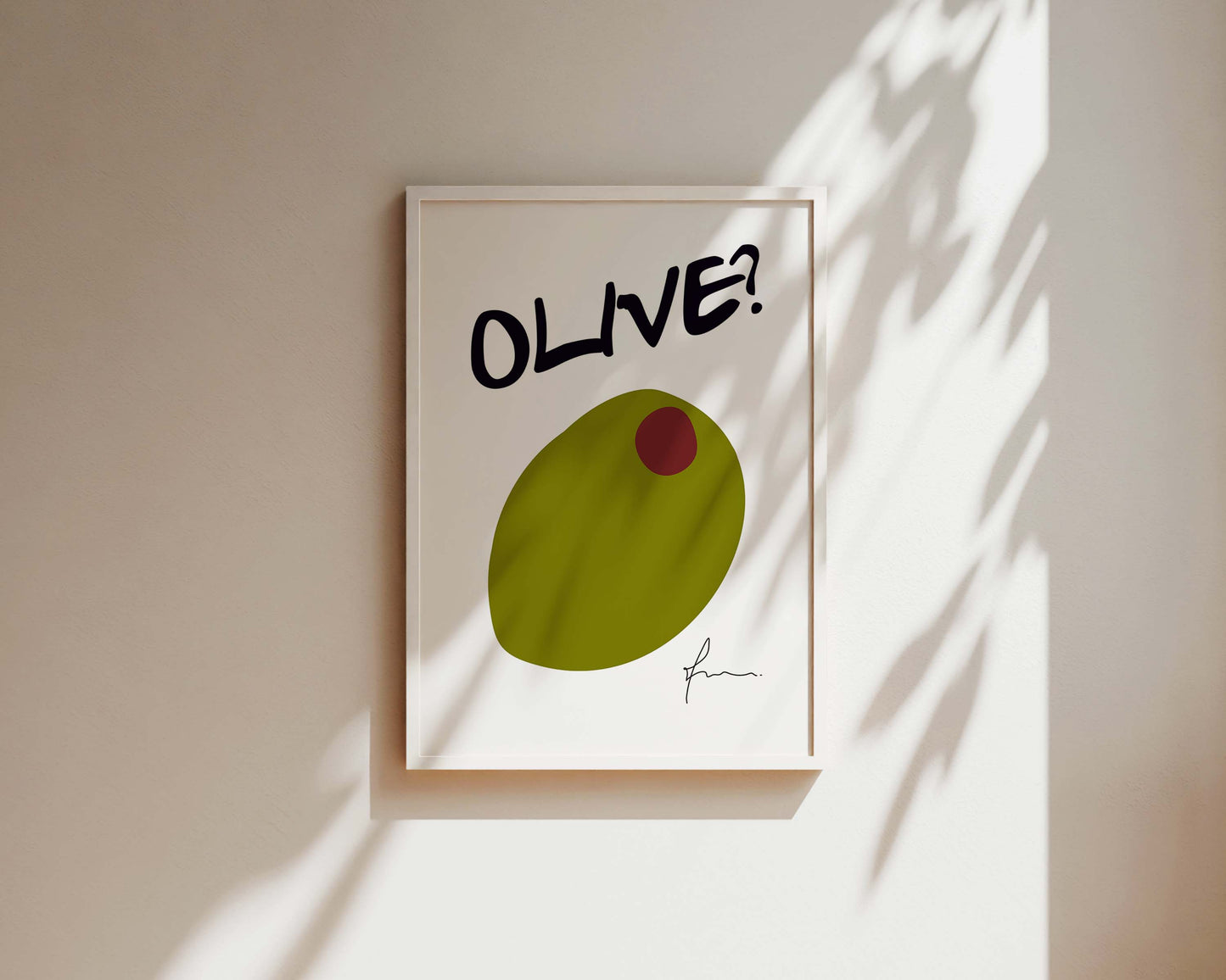 Olive Wall Art Print