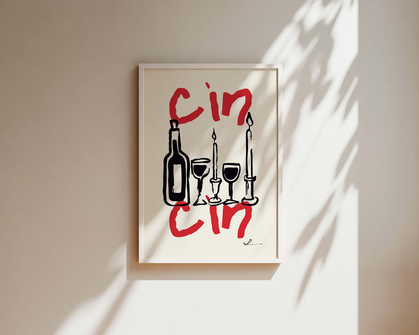 Cin Cin Wall Art Print